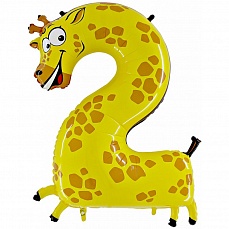 Цифра 2 "Жираф", 102 см